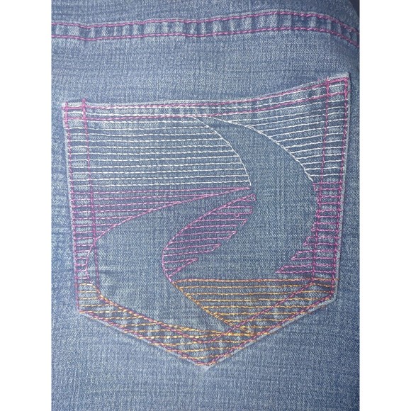 Crest Women's High-Rise Boot Cut Jeans Size 18/29 Five Pocket Design Stretch - Picture 5 of 8